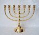 Menorah-/-Menora,-vergulde-Menorah-van-een-uitstekende-glanzende-kwaliteit-in-een-medium-maat-19-cm-hoog-en-23-cm-breed
