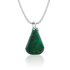 Zilveren hanger met Eilatsteen aan een bijpassende ketting uit de Rafael Jewelry Collectie