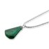 Zilveren hanger met Eilatsteen aan een bijpassende ketting uit de Rafael Jewelry Collectie