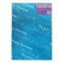 Cadeaupapier voor Chanukah / Chanoeka, pakketje van 2 blauwe vellen cadeaupapier van 70 x 50cm met 2 bijpassende kaartjes