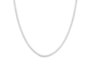 Collier / Ketting, zilveren basis ketting met Venetiaanse schakeltjes van 1,4 mm leverbaar in verschillende lengtes