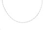 Collier / Ketting, zilveren ketting met Figaro schakeltjes van 2,3 mm leverbaar in verschillende lengtes