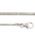 Collier / Ketting, zilveren slangketting / slangenketting van 1,4 mm breed leverbaar in verschillende lengtes