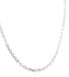 Collier / Ketting, zilveren ketting met Anker schakeltjes van 1,3 mm leverbaar in verschillende lengtes