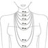 Ketting voor heren / mannen zilver slangketting / slangenketting van 3 mm breed leverbaar in verschillende lengtes_