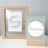 Ansichtkaart Shalom (vrede) in mintgroen met grafische print van Ahavah design