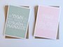 Kaart met envelop met de kinderzegen voor meisjes naar aanleiding van Ruth 4:11 in pastel roze van Ahavah design